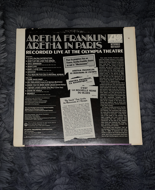 Aretha Franklin – Aretha in Paris