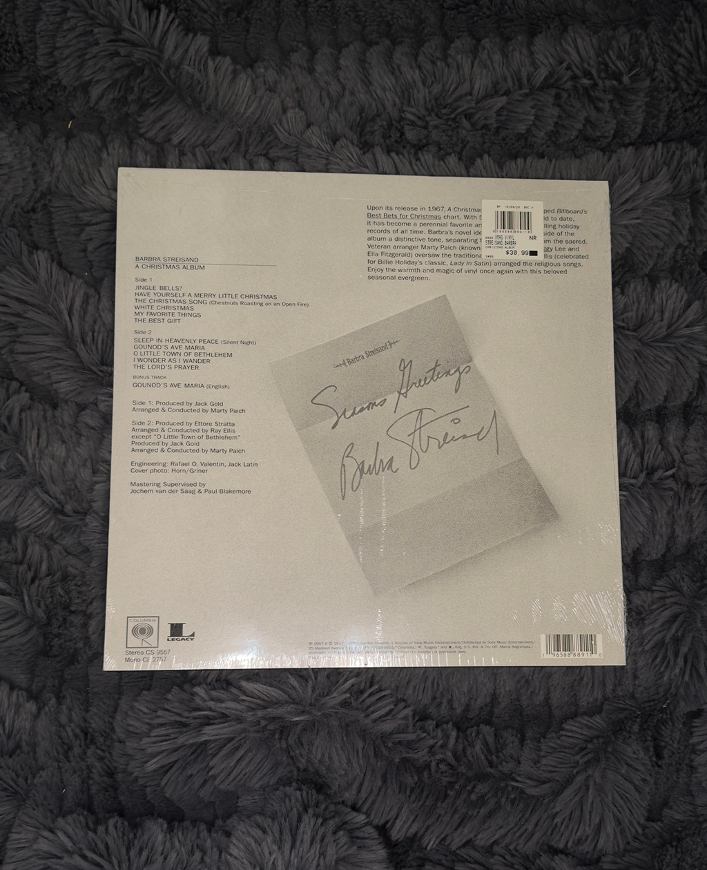Barbra Streisand – A Christmas Album