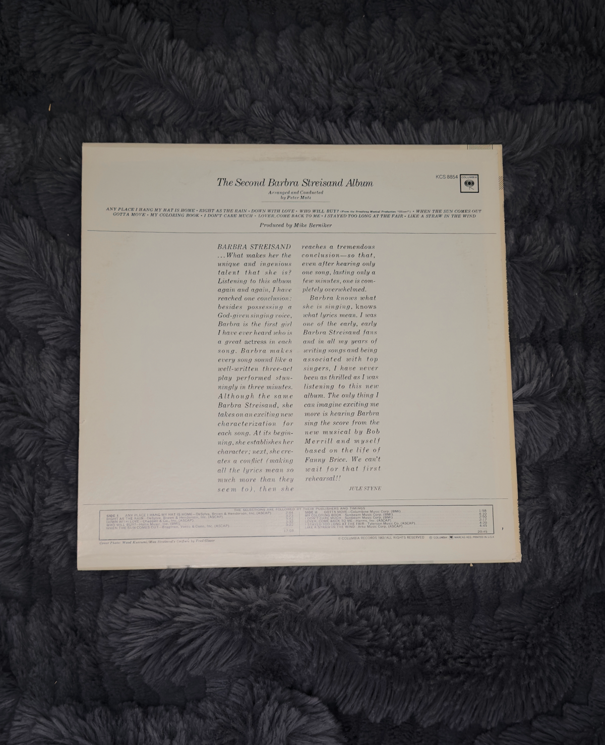 Barbra Streisand – The Second Barbra Streisand Album