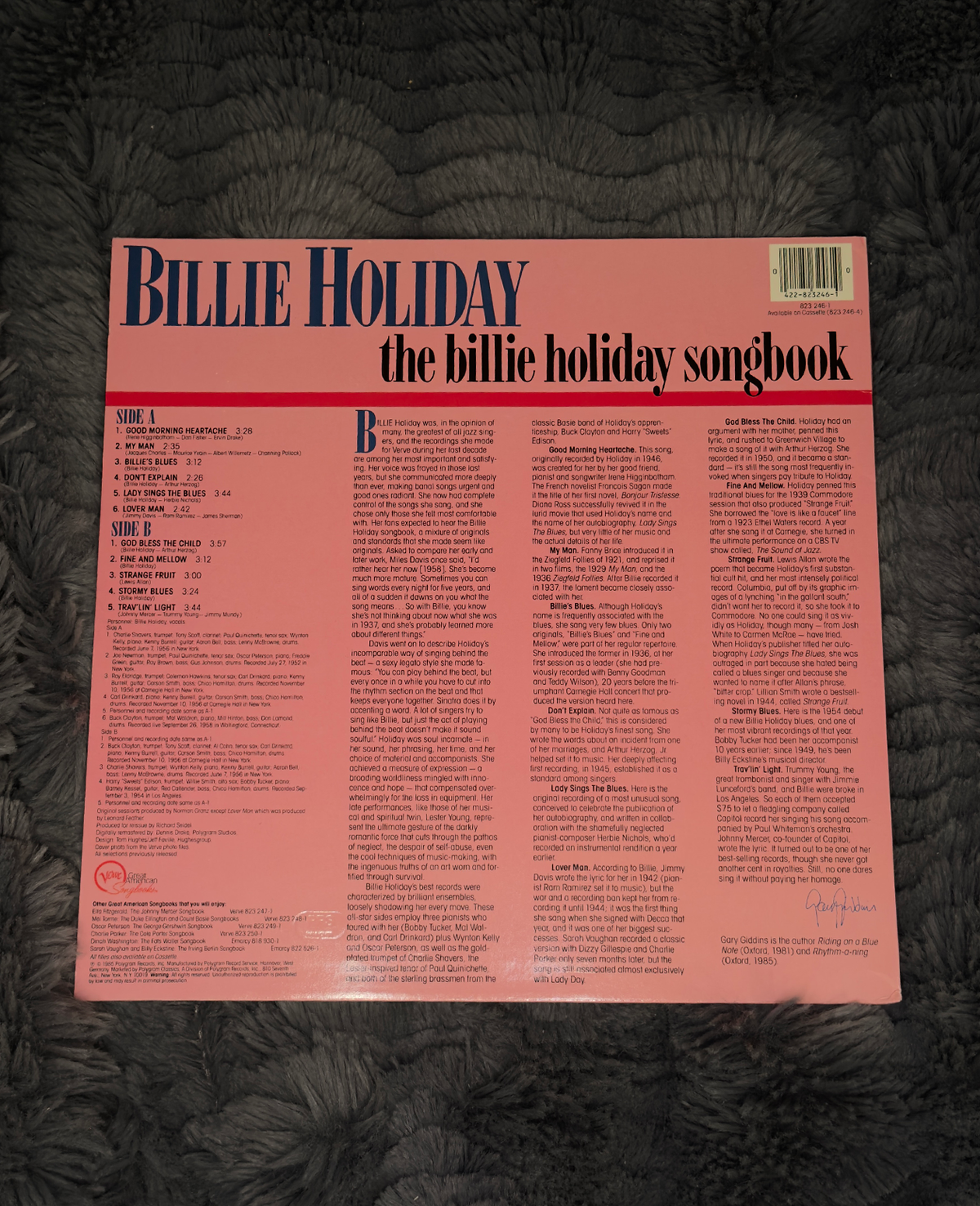 Billie Holiday – The Billie Holiday Songbook