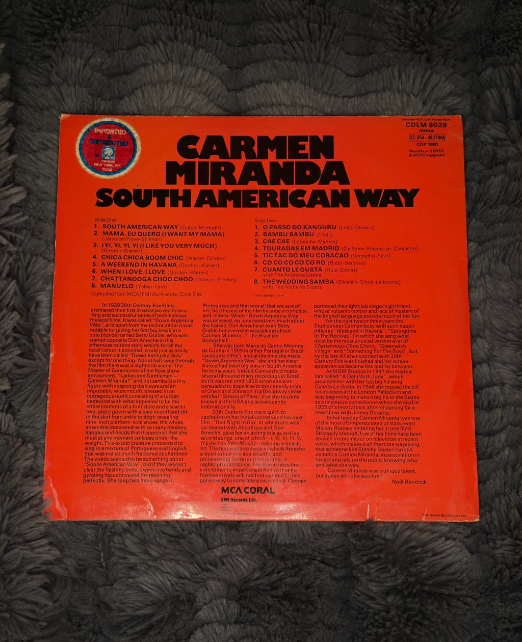 Carmen Miranda – South American Way