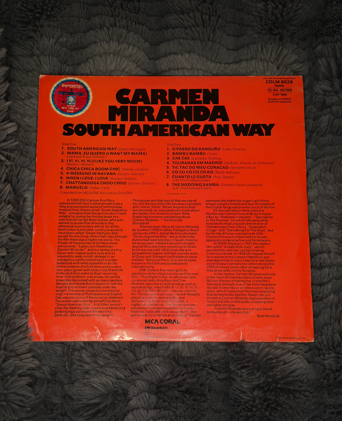 Carmen Miranda – South American Way