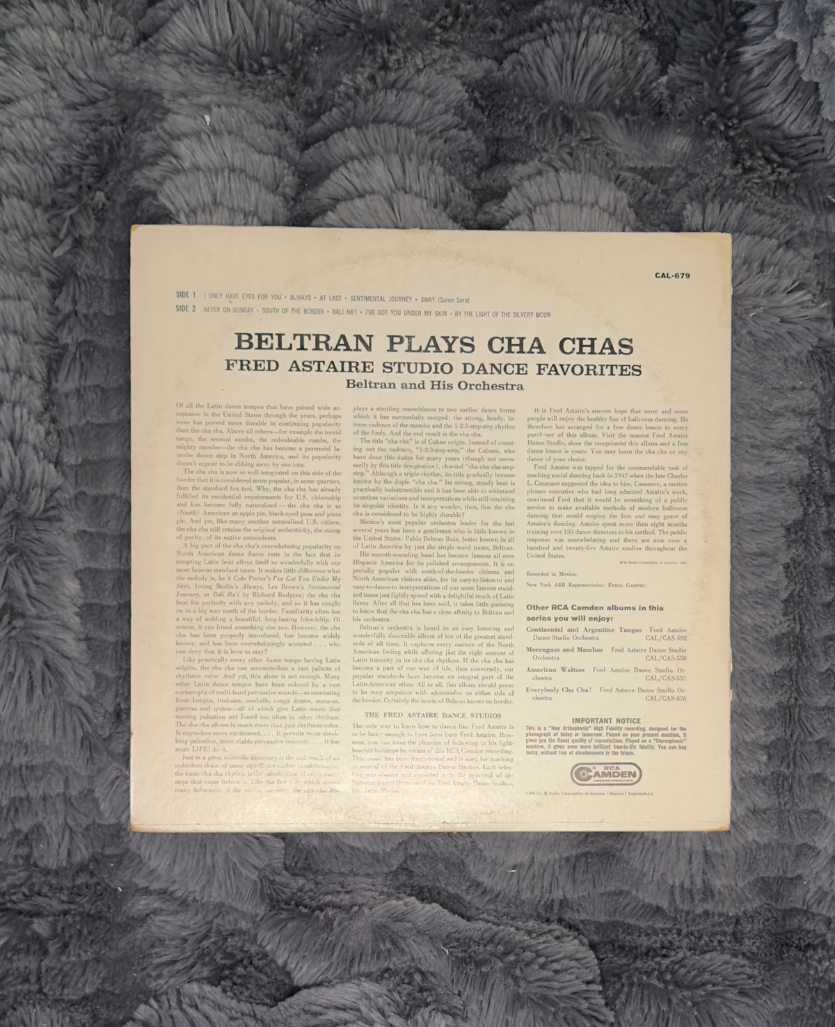 Beltran Plays Cha Chas – Pablo Beltran Ruiz
