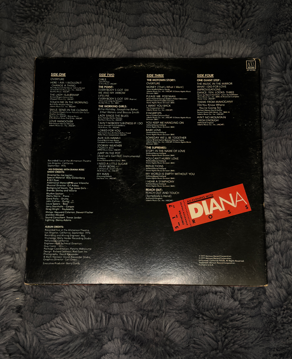 Diana Ross – An Evening with Diana Ross 2LP