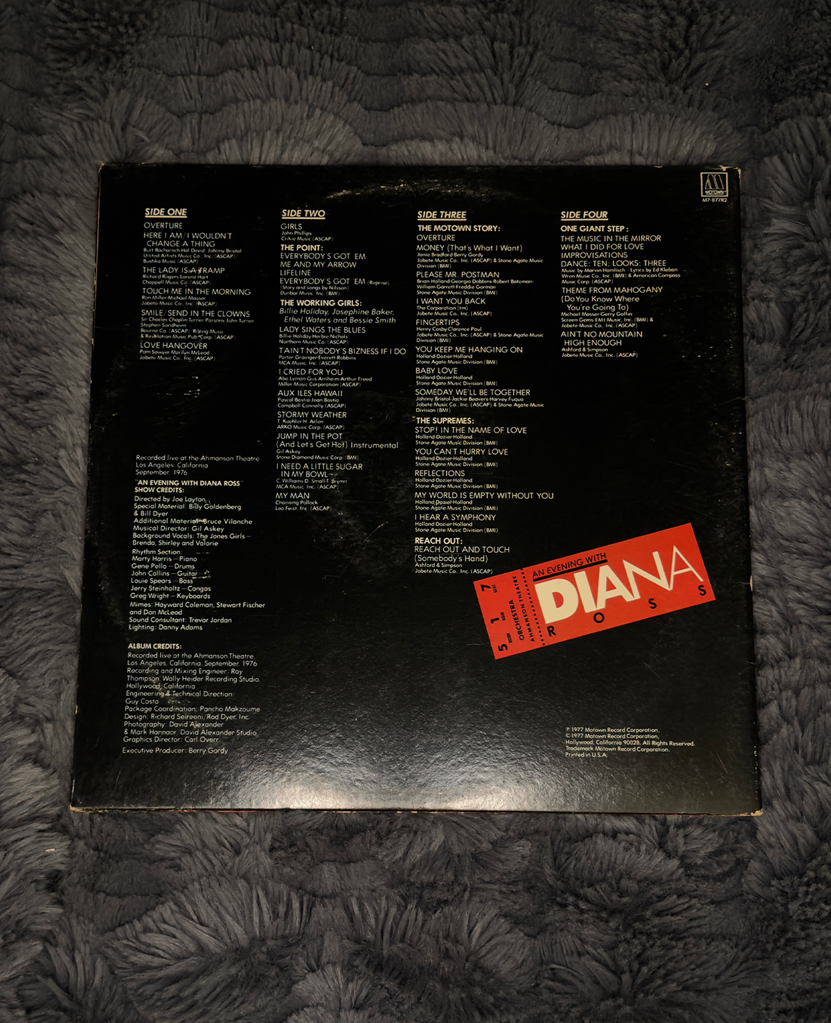 Diana Ross – An Evening with Diana Ross 2LP