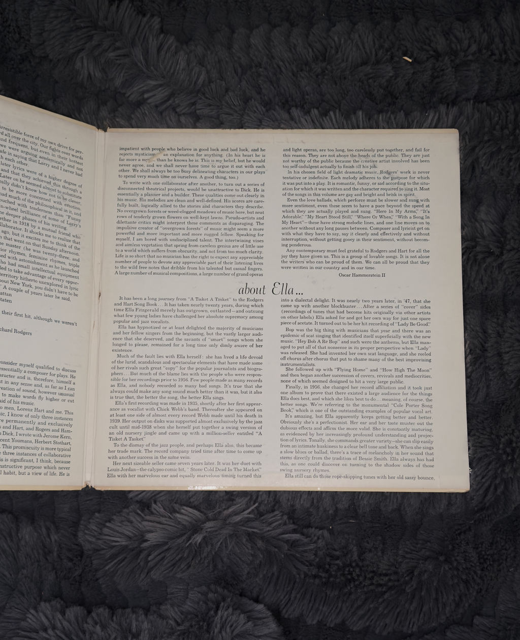 Ella Fitzgerald – Sings the Rodgers and Hart Song Book