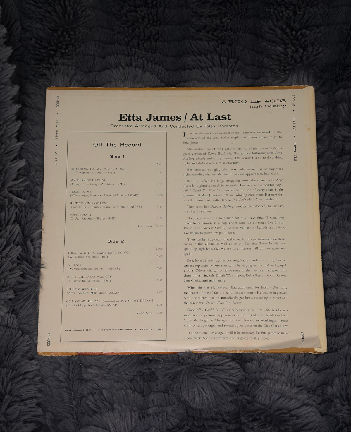Etta James – At Last!