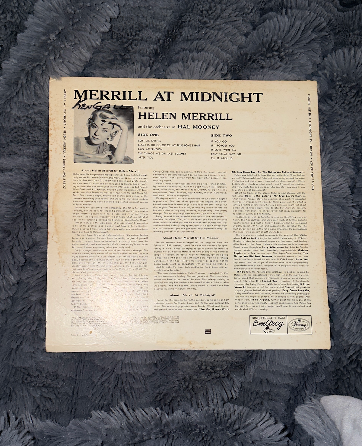 Helen Merrill – Merrill at Midnight