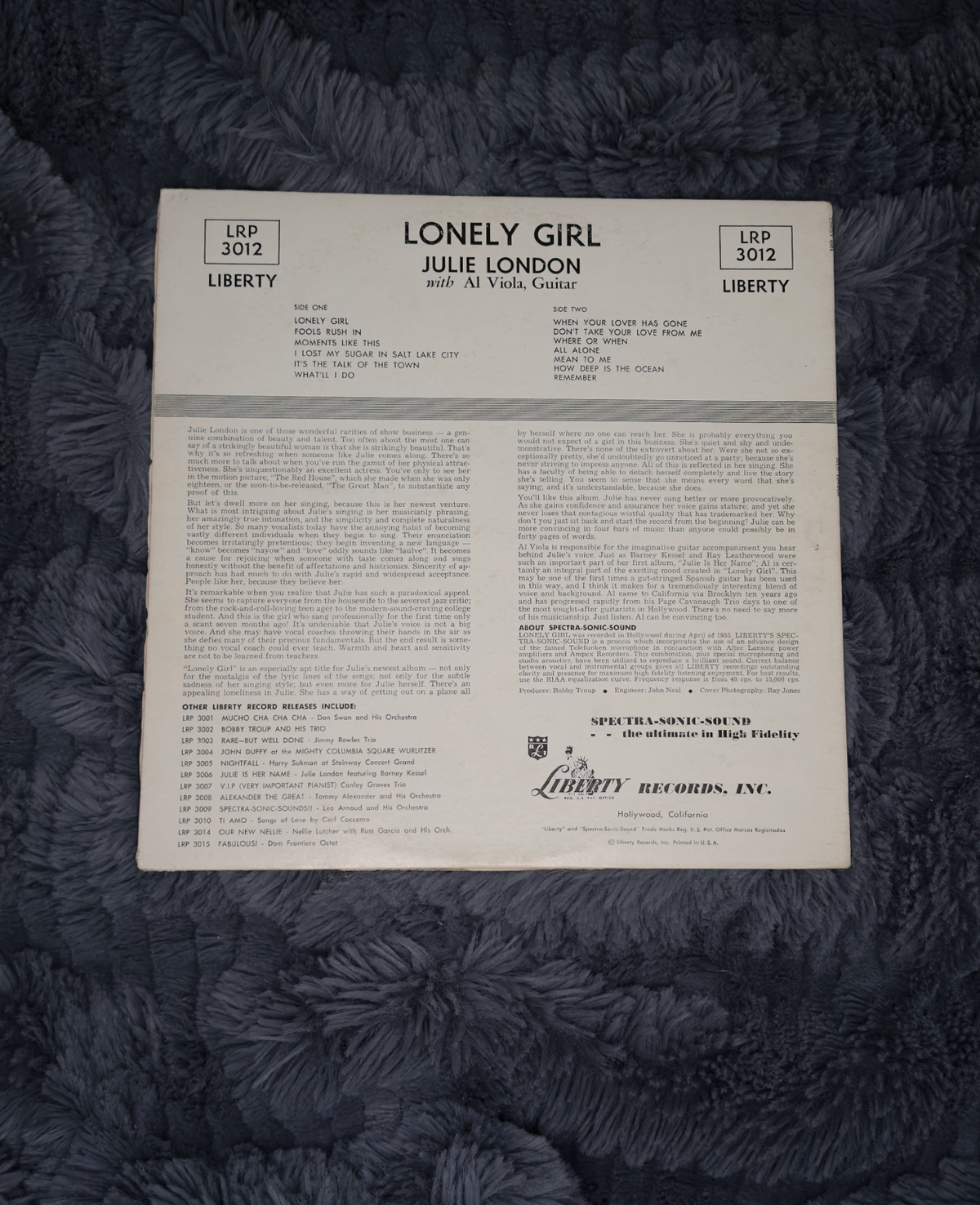 Julie London – Lonely Girl