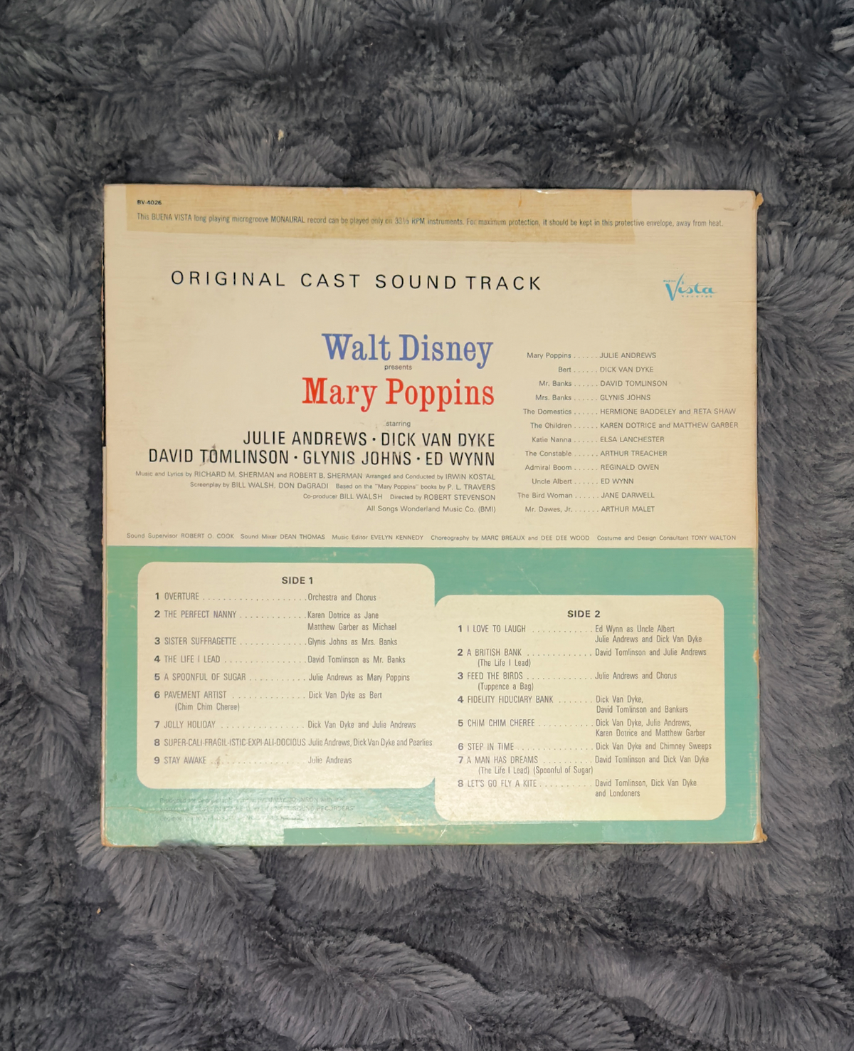 Mary Poppins: Original Cast Soundtrack - Walt Disney’s