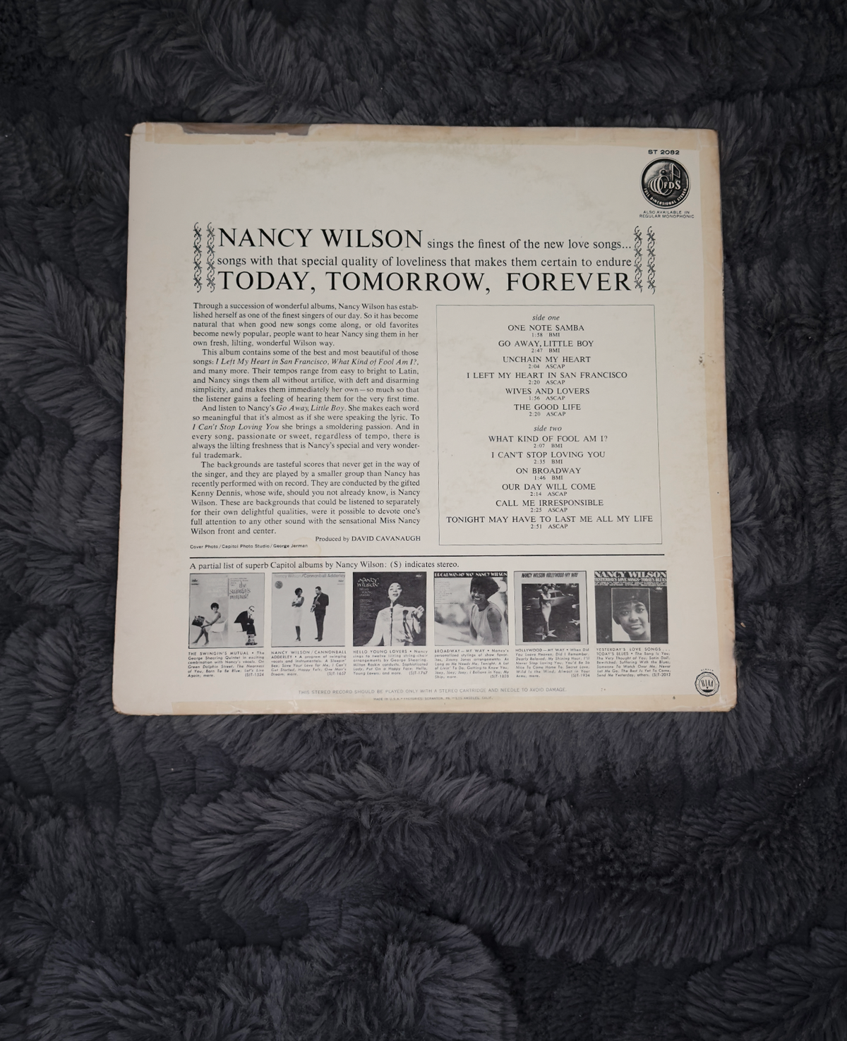 Nancy Wilson – Today, Tomorrow, Forever