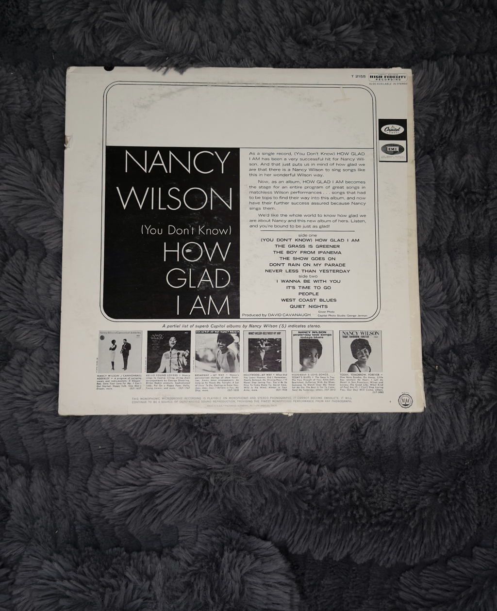 Nancy Wilson – How Glad I Am - Nancy Wilson Autographed