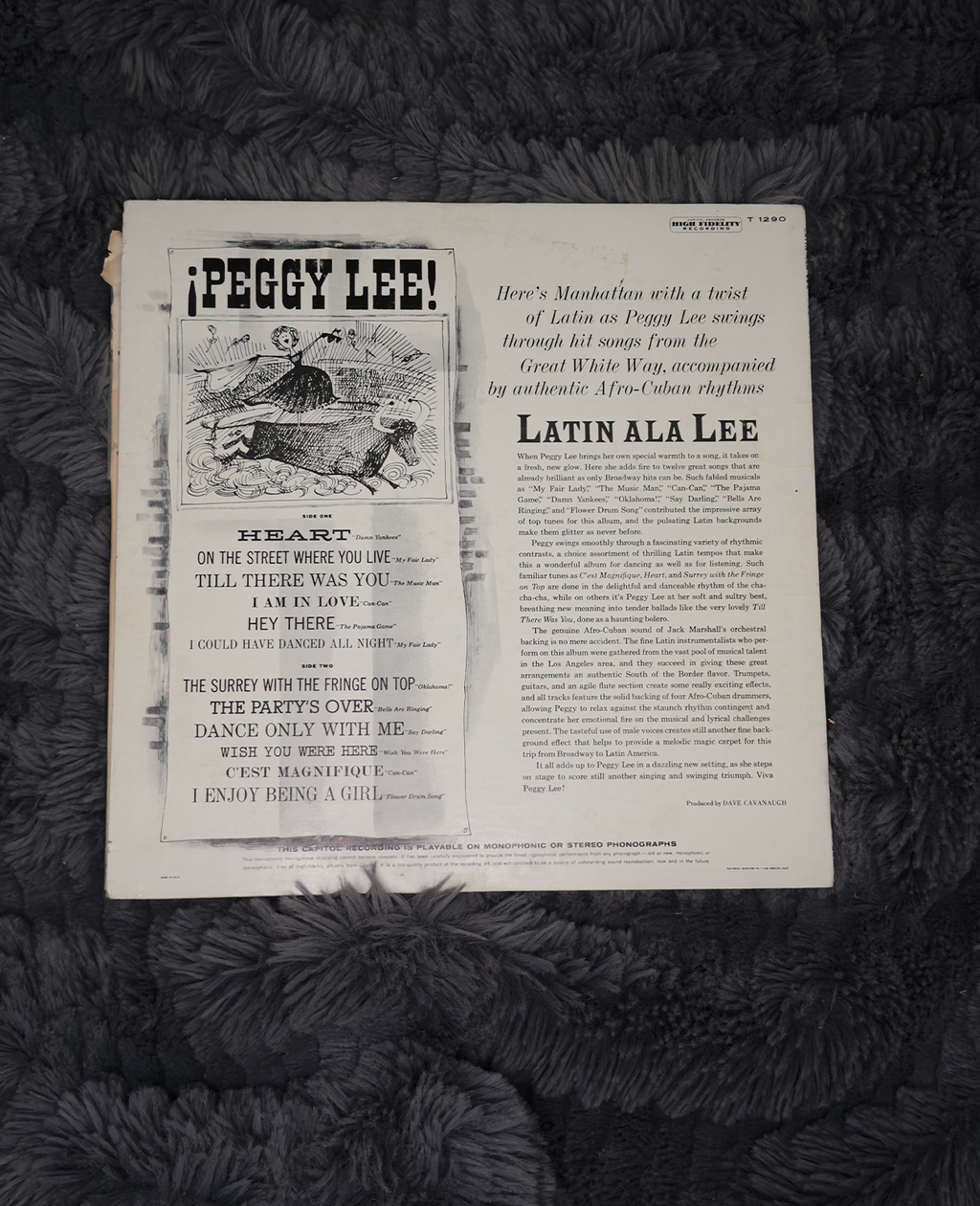 Peggy Lee – Latin ala Lee!