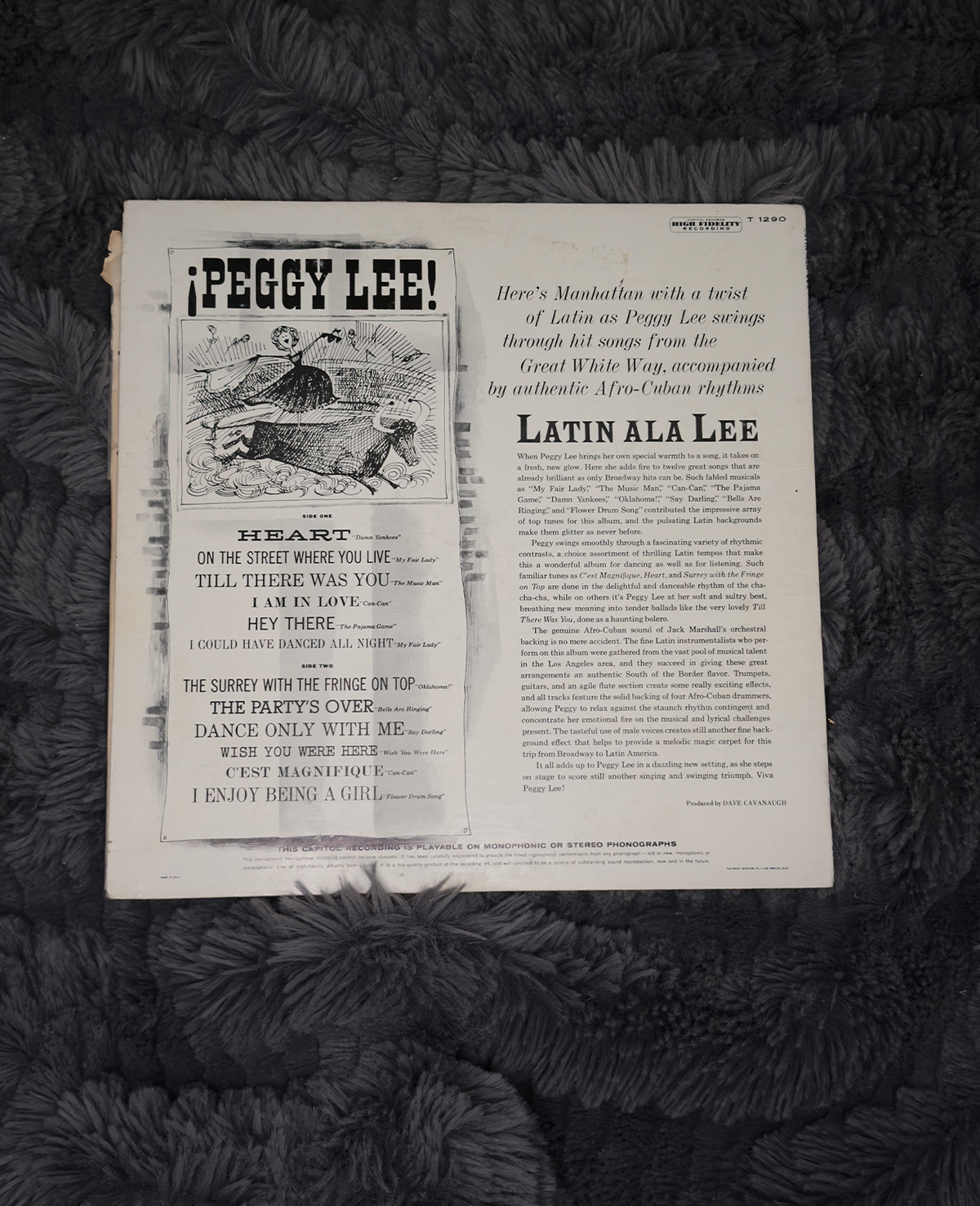 Peggy Lee – Latin ala Lee!
