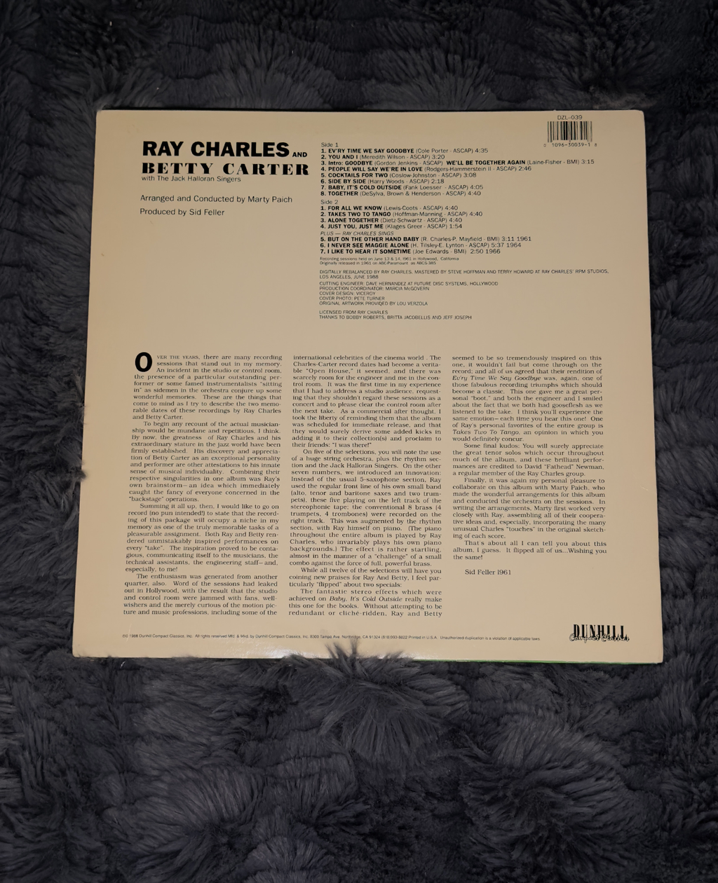 Ray Charles & Betty Carter – Ray Charles and Betty Carter